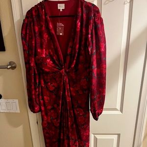 Stefania Floral Twist Front Maxi Dress  - Medium - Never Worn